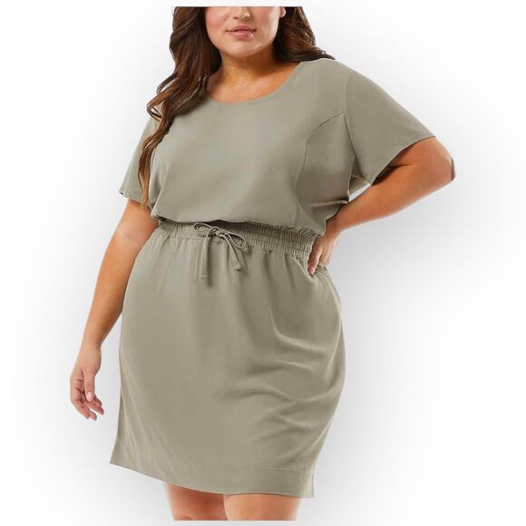 32 Degrees Dresses & Skirts - 32 Degrees Soft Twill Drawstring Dress Women 3X NWT